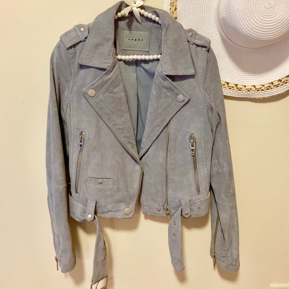 BlankNYC Suede Moto Jacket. XS.